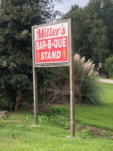 Mike Miller BBQ Sign